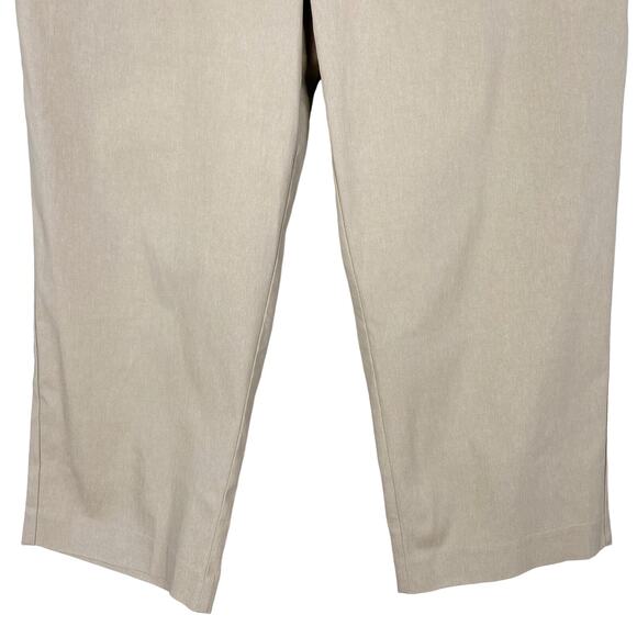 Lane Bryant Crop Pants 14 Tan Khaki Stretch New - Picture 9 of 10
